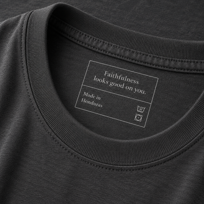 God Is Agápē — Hesed Tee (Charcoal)