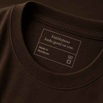 God Is Agápē — Hesed Tee (Chocolate)