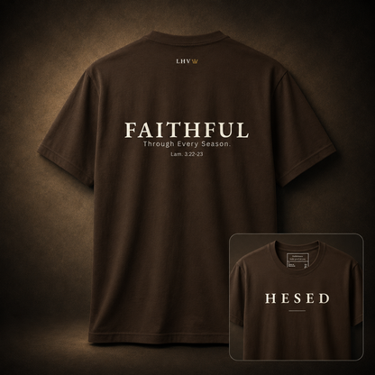 God Is Agápē — Hesed Tee (Chocolate)