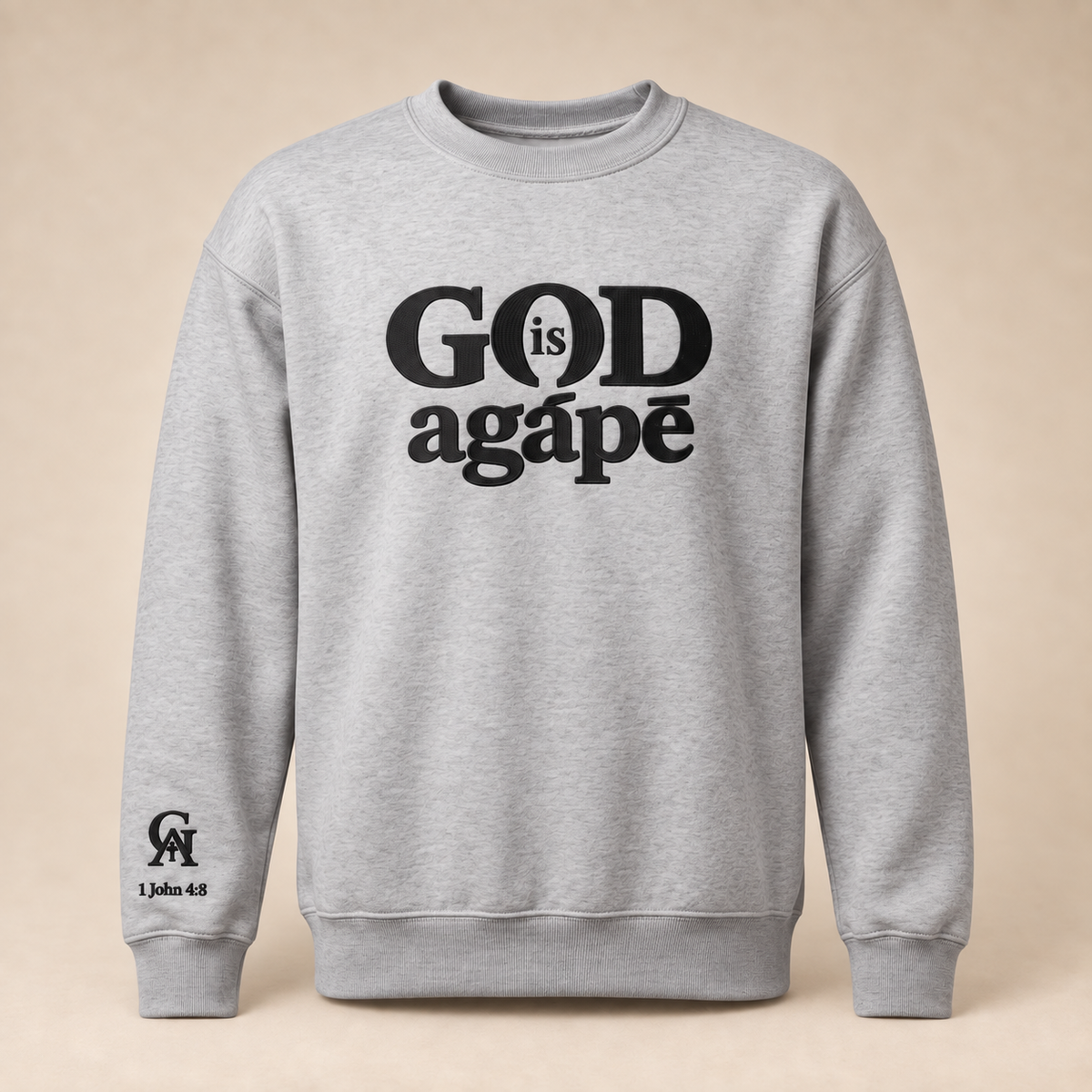 God Is Agápē — Steadfast Crew (Ash)