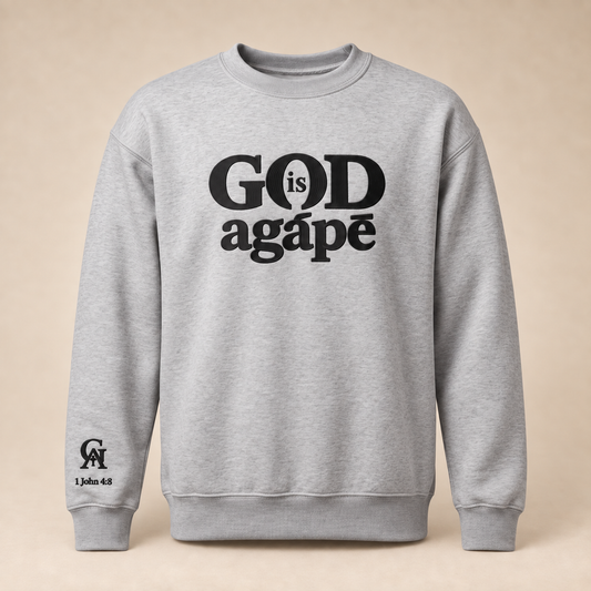 God Is Agápē — Steadfast Crew (Ash)