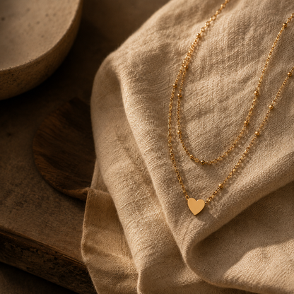 Layered Heart Necklace
