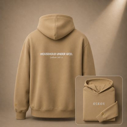 God Is Agápē — Oikos Hoodie (Sand)
