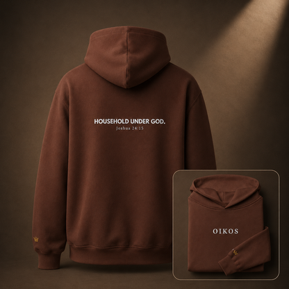 God Is Agápē — Oikos Hoodie (Chestnut)