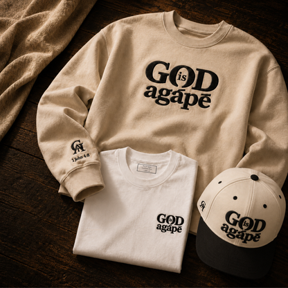 God Is Agápē — Steadfast Set (Sand)