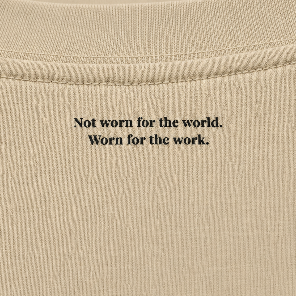 God Is Agápē — Standard Tee (Sand)