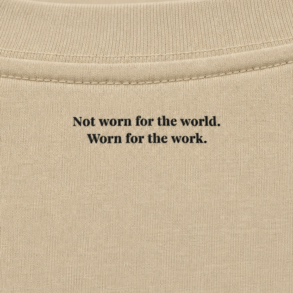 God Is Agápē — Standard Tee (Sand)