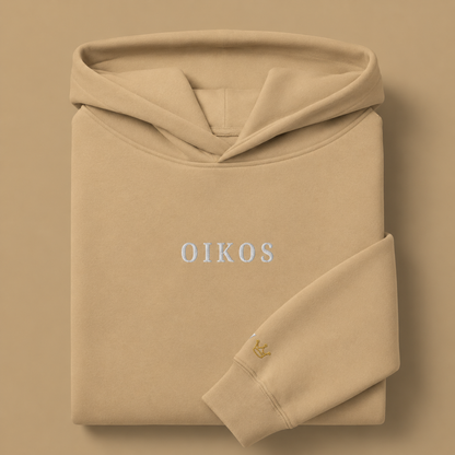God Is Agápē — Oikos Hoodie (Sand)