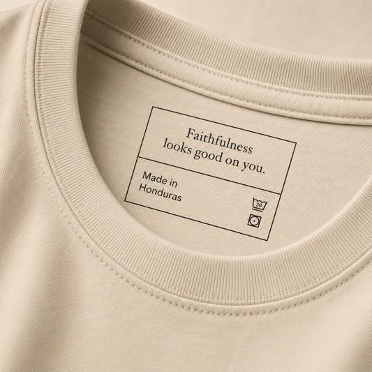 God Is Agápē — Hesed Tee (Sand)
