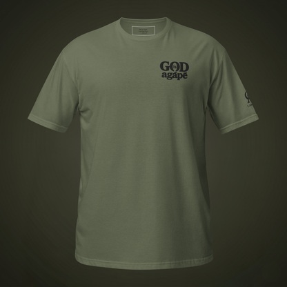 God Is Agápē — Standard Tee (Olive)