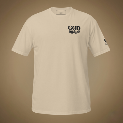 God Is Agápē — Standard Tee (Sand)
