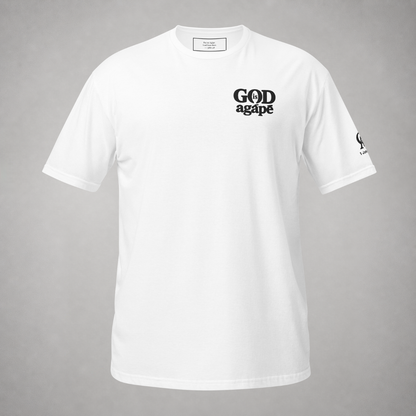 God Is Agápē — Standard Tee (White)