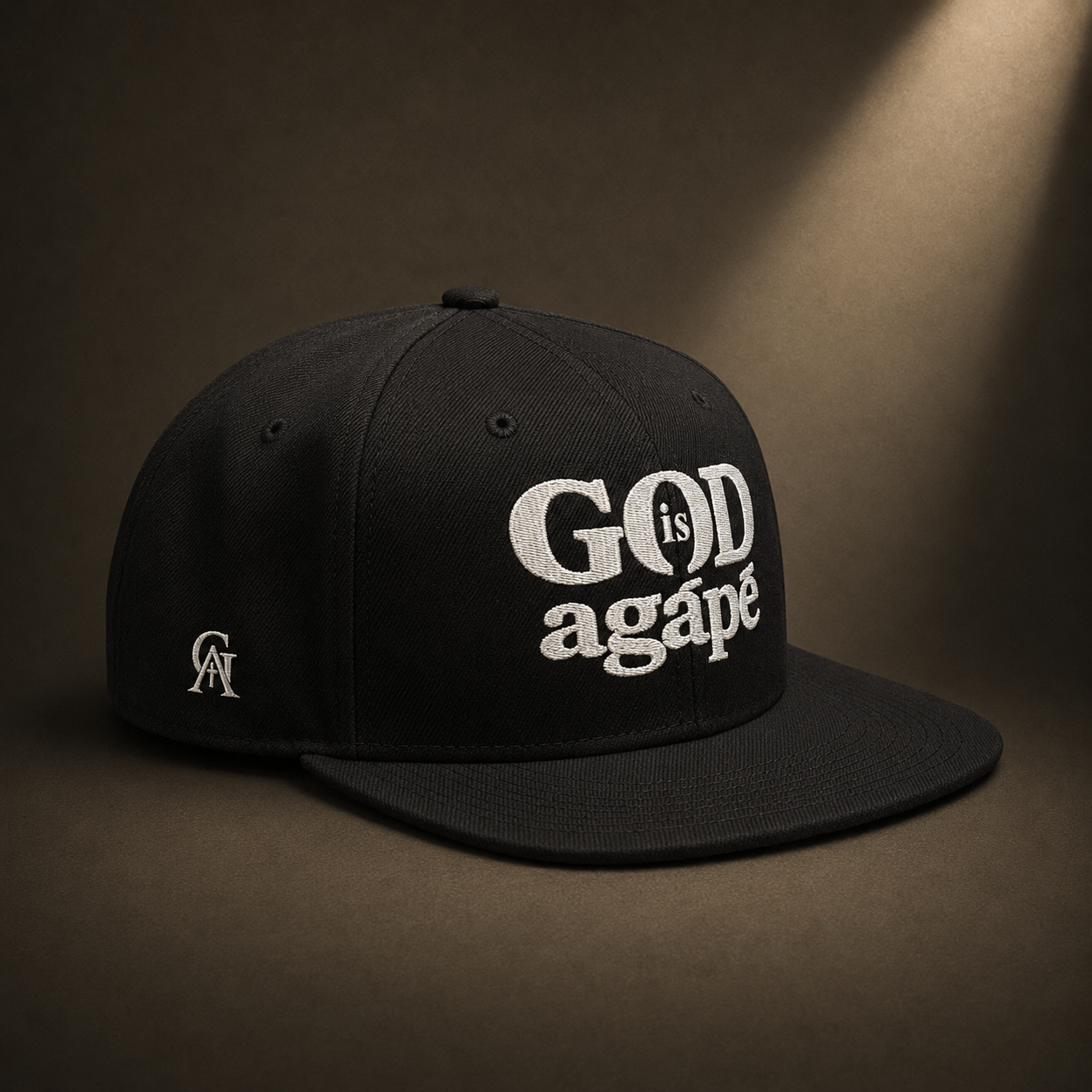 God Is Agápē Snapback — Black