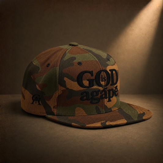 God Is Agápē Classic Snapback - Camo
