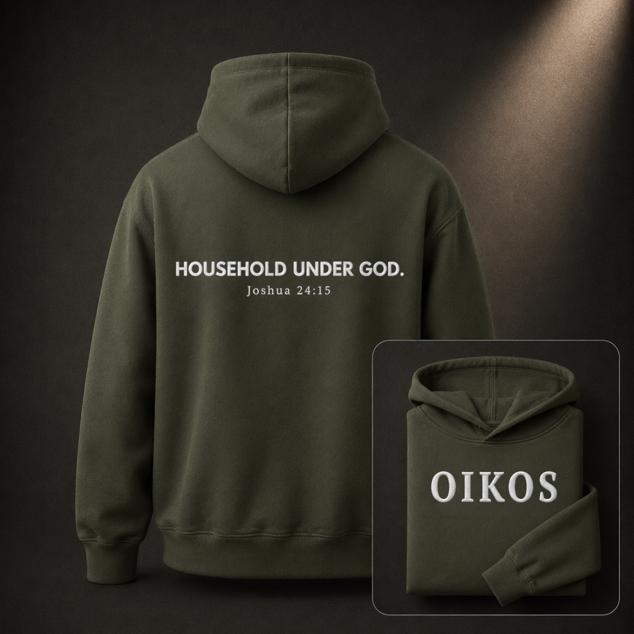 Oikos Hoodie (Olive)